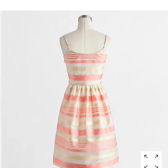 J. Crew Striped Organza Party Dress - Picture 2 of 7